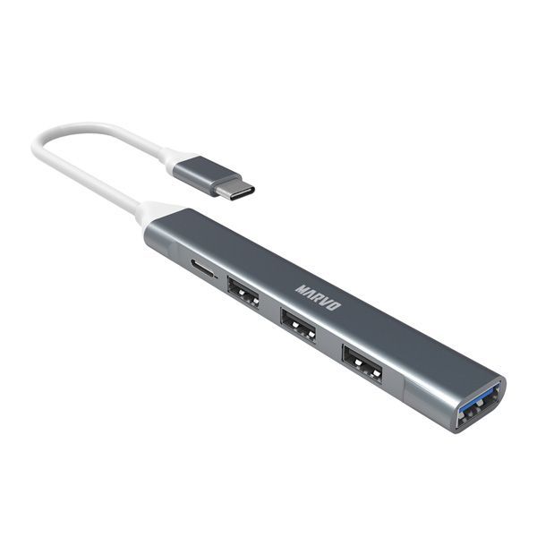 Marvo 5-portos USB2.0 HUB Grey
