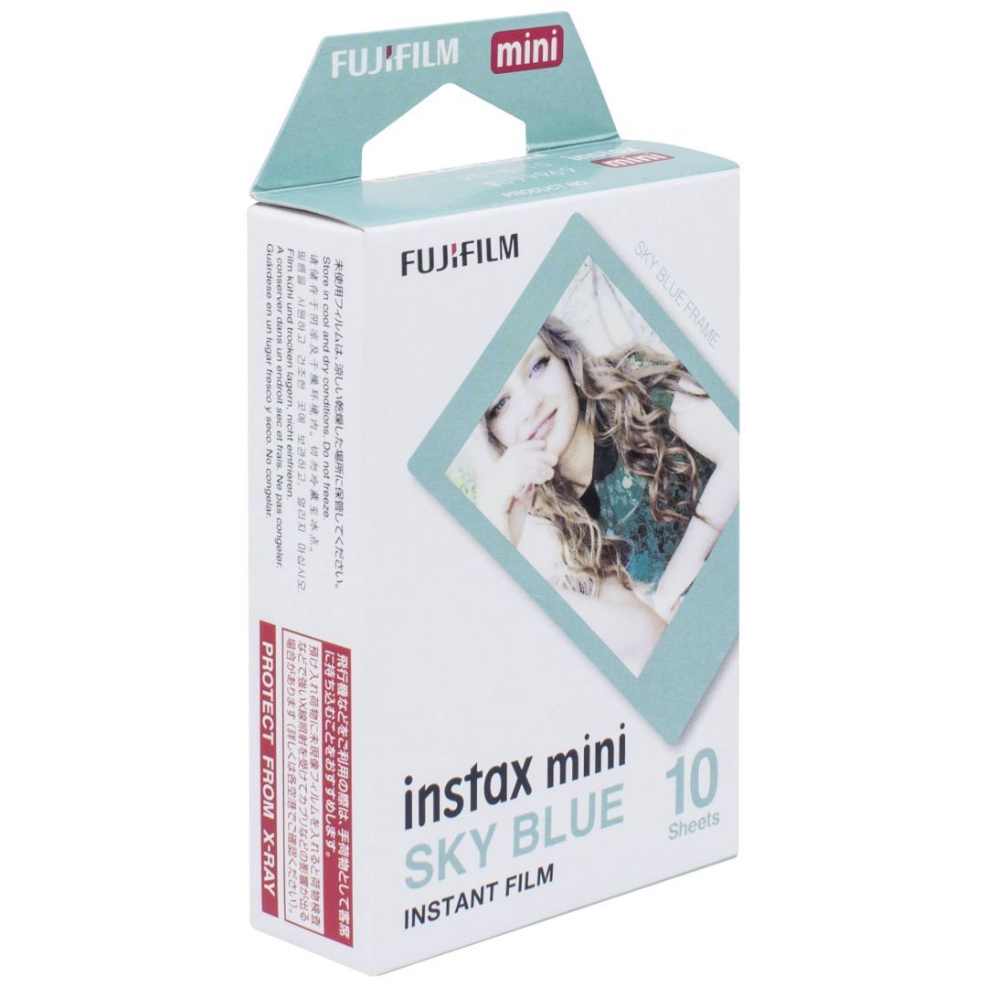 Fujifilm Instax Mini Black Film Blue frame 10db Fujifilm Instax Mini Black Film Blue frame 10db