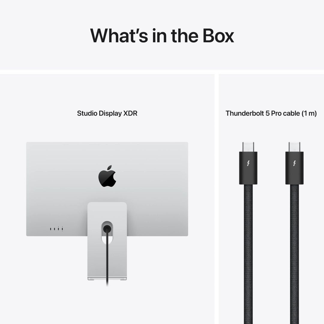 Apple 27" Studio Display XDR (Nano-Texture Glass - Tilt- and Height-Adjustable Stand) LED Apple 27" Studio Display XDR (Nano-Texture Glass - Tilt- and Height-Adjustable Stand) LED