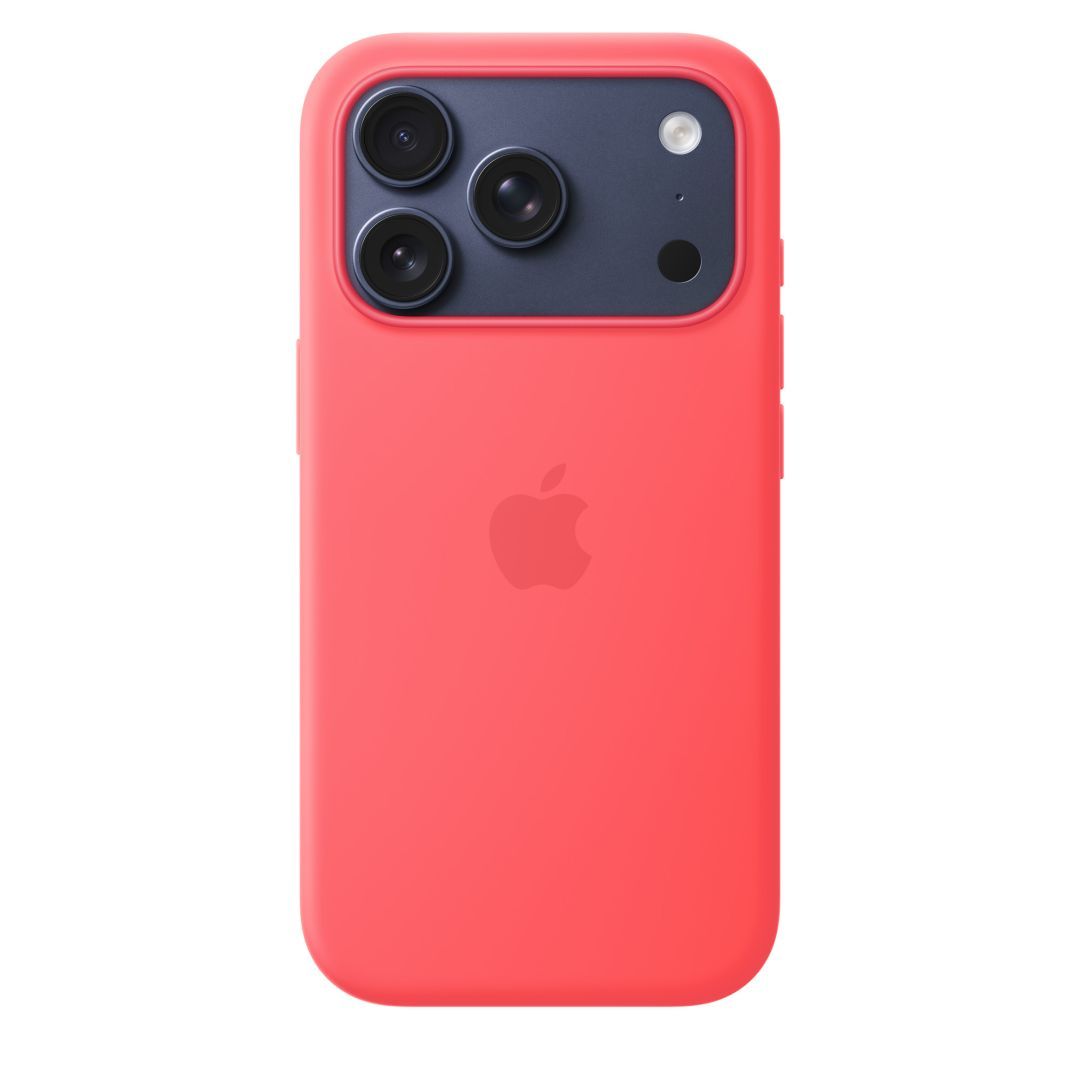 Apple iPhone 17 Pro Silicone Case with MagSafe Bright Guava