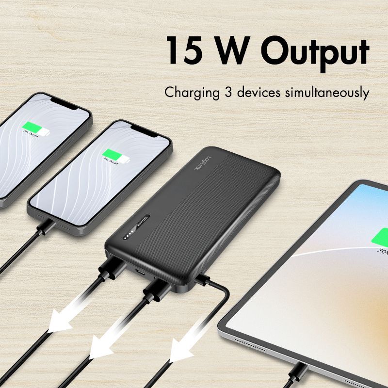 Logilink LiPo 10000mAh PowerBank Black Logilink LiPo 10000mAh PowerBank Black