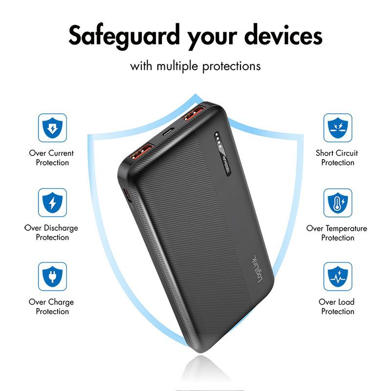 Logilink LiPo 10000mAh PowerBank Black Logilink LiPo 10000mAh PowerBank Black