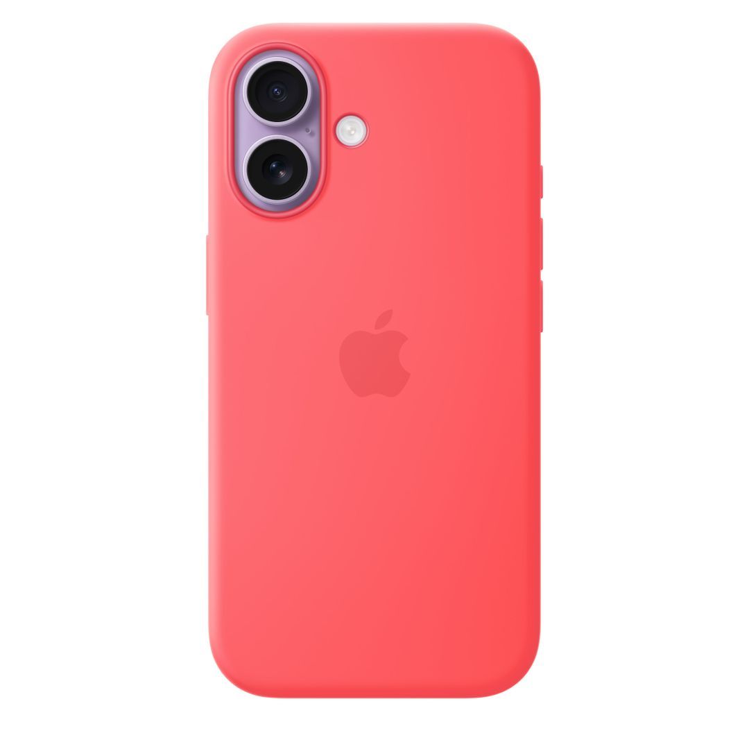 Apple iPhone 17 Silicone Case with MagSafe Bright Guava