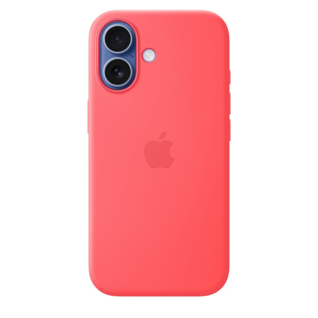 Apple iPhone 17 Silicone Case with MagSafe Bright Guava