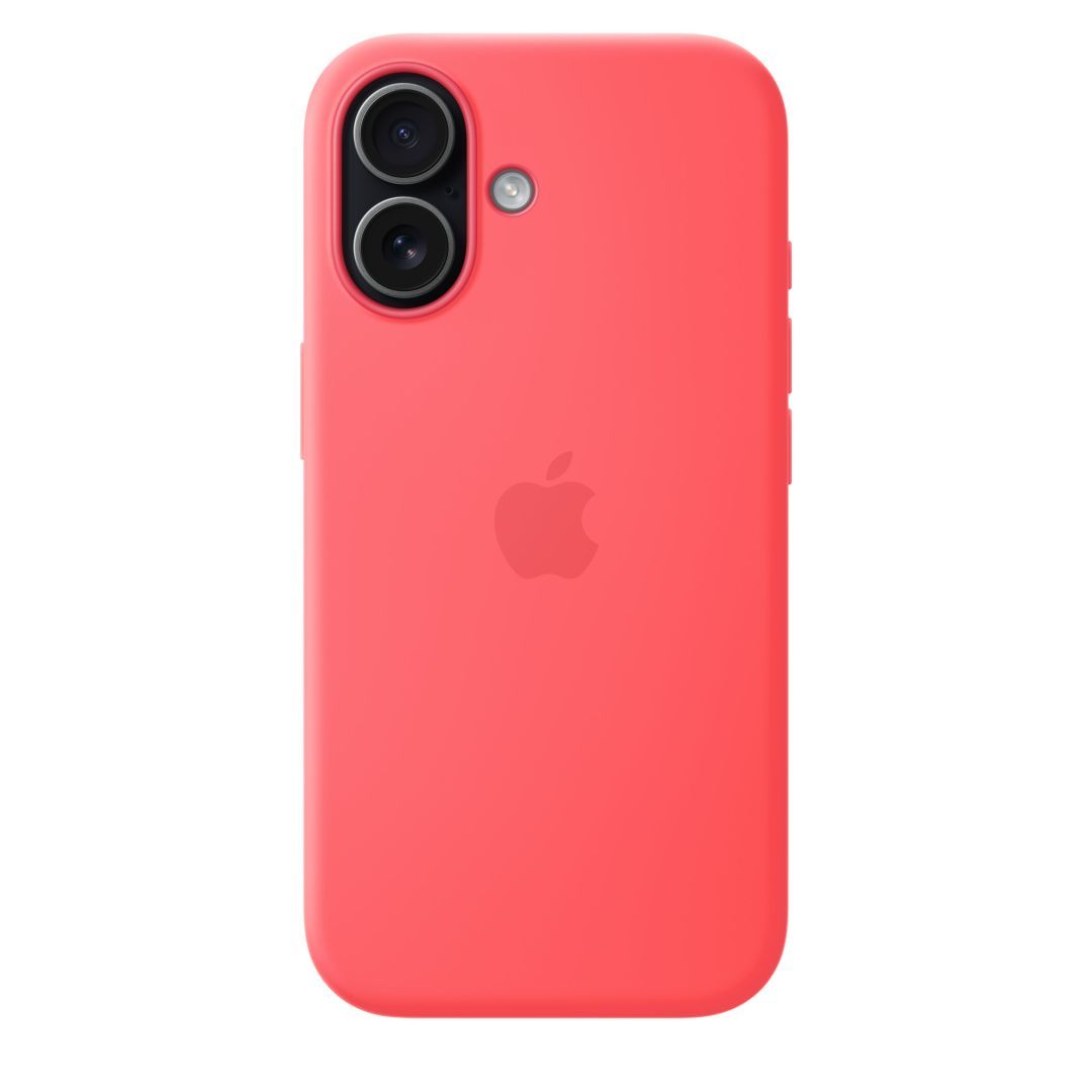 Apple iPhone 17 Silicone Case with MagSafe Bright Guava
