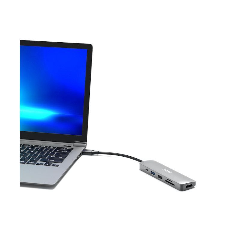 Port Designs Mobile docking station 1 X 4K USB-C 5 devices 100W Port Designs Mobile docking station 1 X 4K USB-C 5 devices 100W