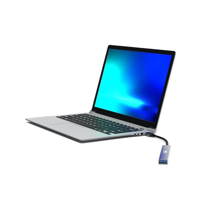 Port Designs USB-C hub with 4 USB ports + 1X USB-C 100W Port Designs USB-C hub with 4 USB ports + 1X USB-C 100W