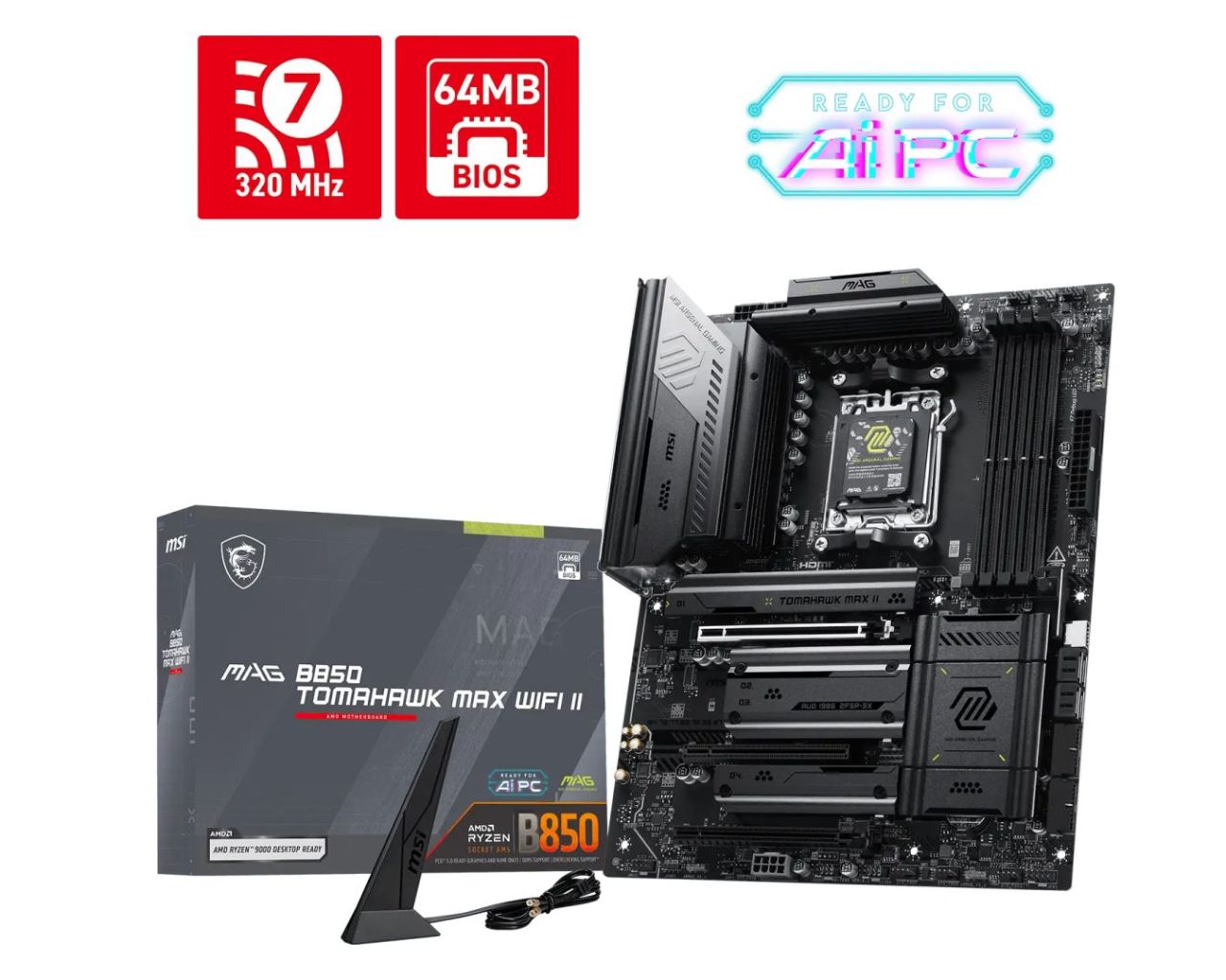 Msi MAG B850 TOMAHAWK MAX WIFI II Msi MAG B850 TOMAHAWK MAX WIFI II