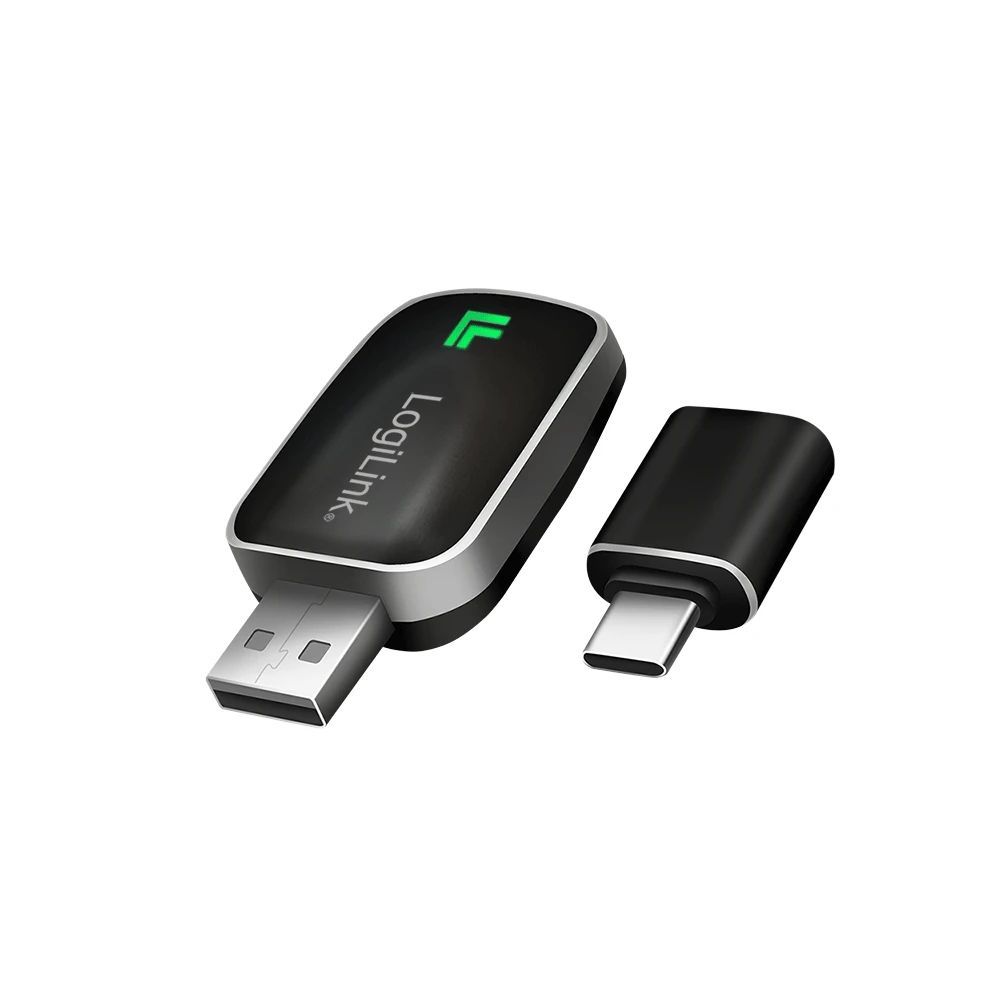 Logilink Bluetooth 5.0 USB Adapter Black Logilink Bluetooth 5.0 USB Adapter Black