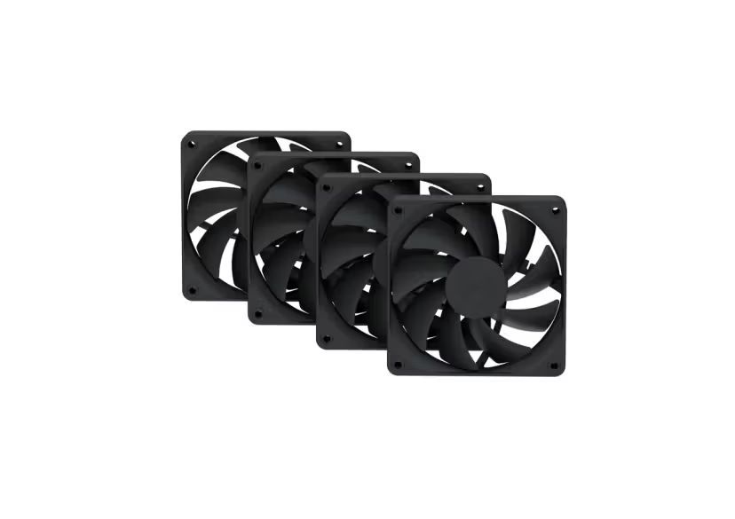 HYTE FA12 Fans Pitch Black (4-Pack)
