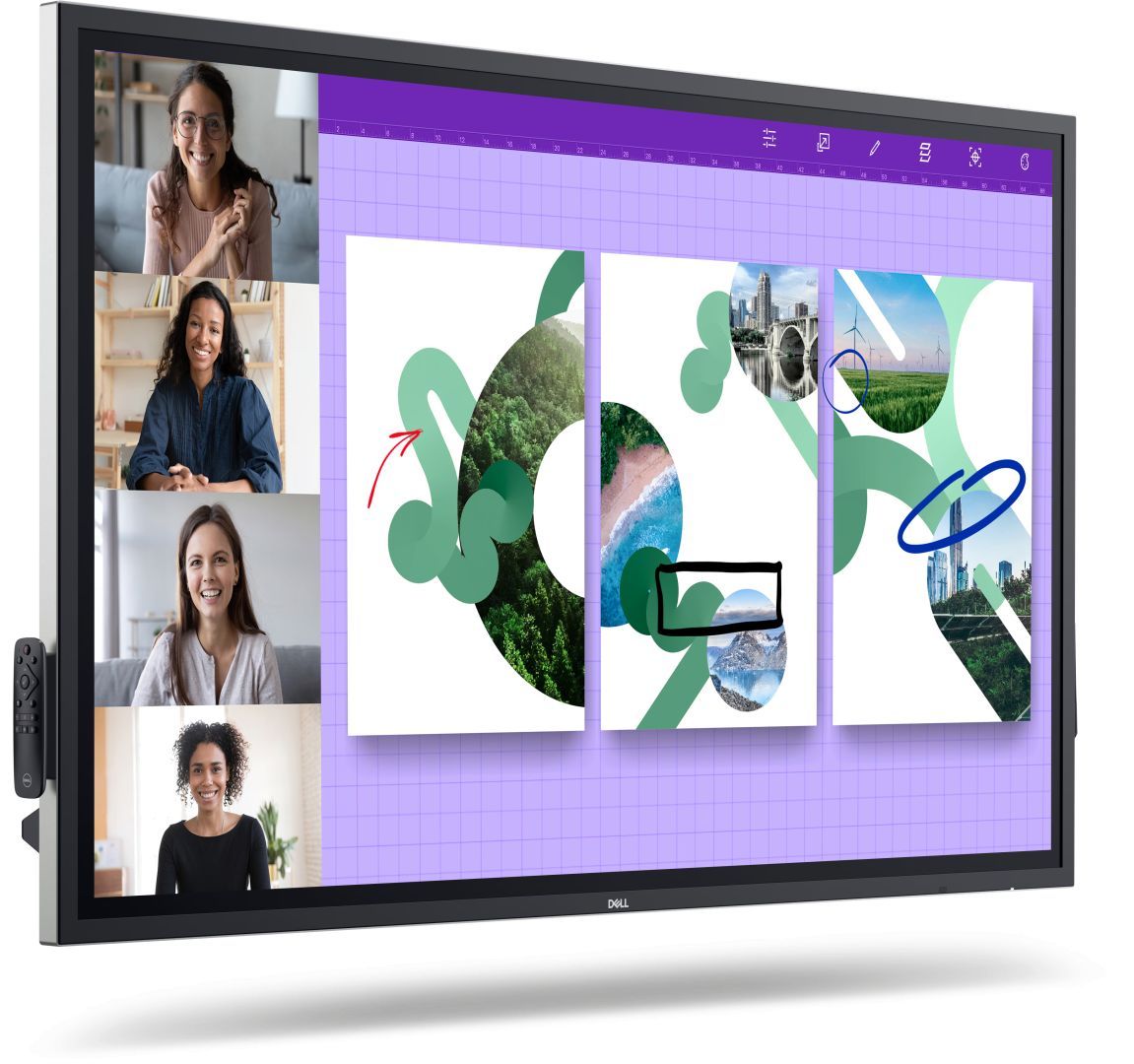 Dell 65" P6524QT IPS LED