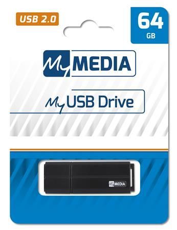 MyMedia 64GB MyUSB Drive USB2.0 Black MyMedia 64GB MyUSB Drive USB2.0 Black