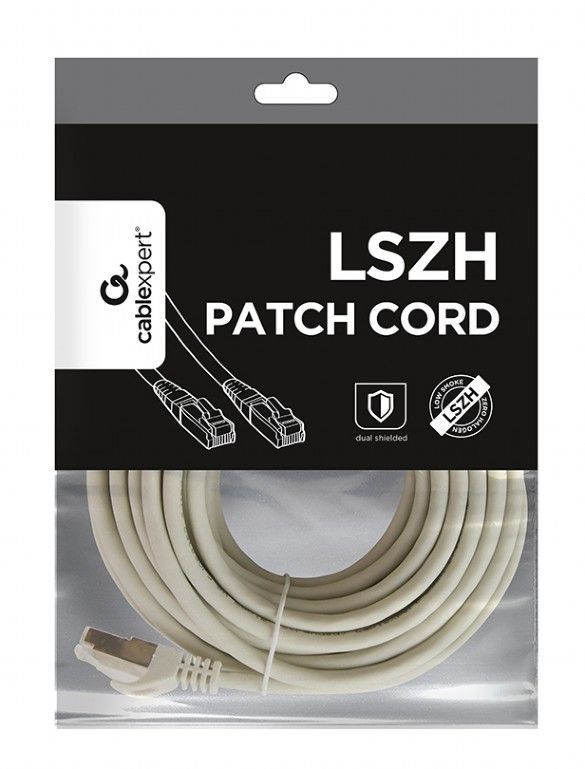 Gembird CAT6A S-FTP Patch Cable 7,5m Grey Gembird CAT6A S-FTP Patch Cable 7,5m Grey