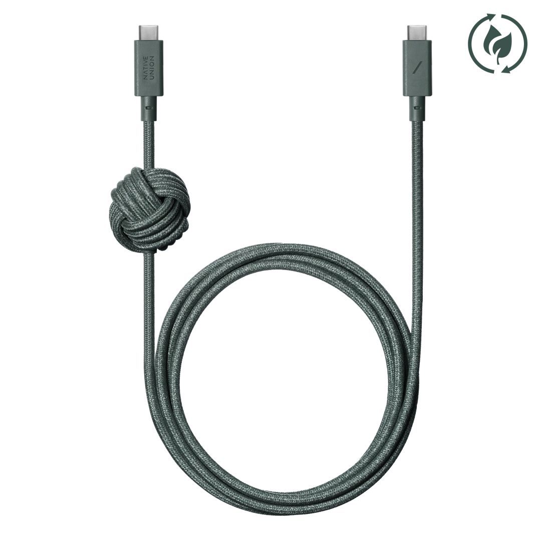 Native Union Anchor USB-C to USB-C cable 3m Green