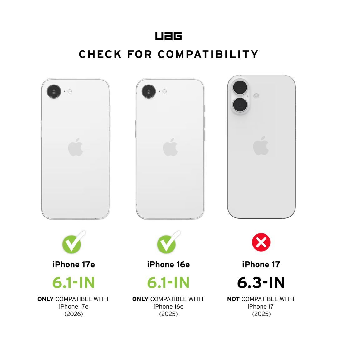 UAG Essential Armor case for iPhone 17e/16e Olive Drab UAG Essential Armor case for iPhone 17e/16e Olive Drab