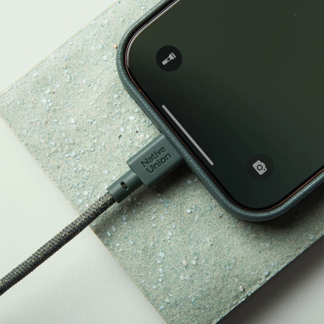 Native Union Belt USB-C to USB-C cable 1,2m Slate Green