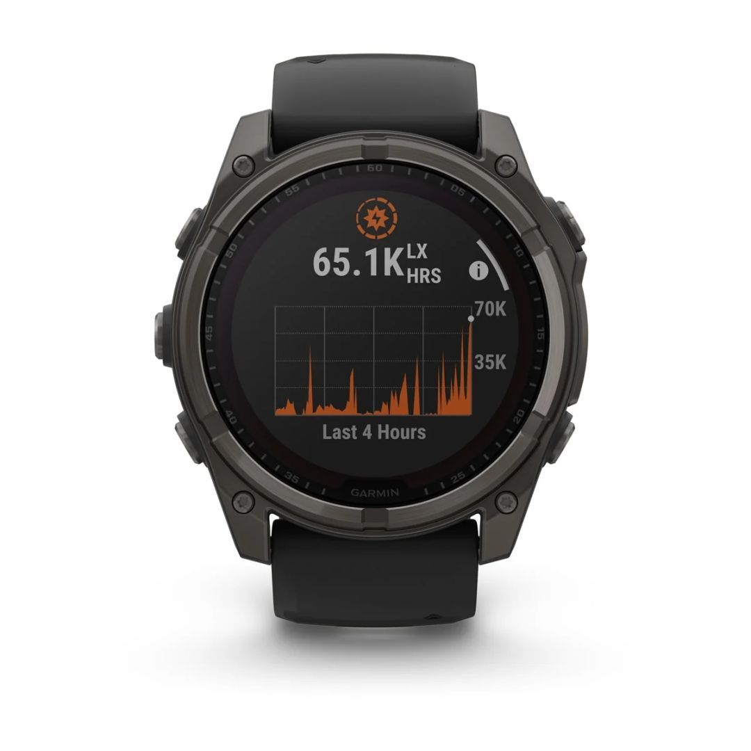 Garmin fenix 8 51mm Solarb Graphite/Titan Silicone Band Garmin fenix 8 51mm Solarb Graphite/Titan Silicone Band