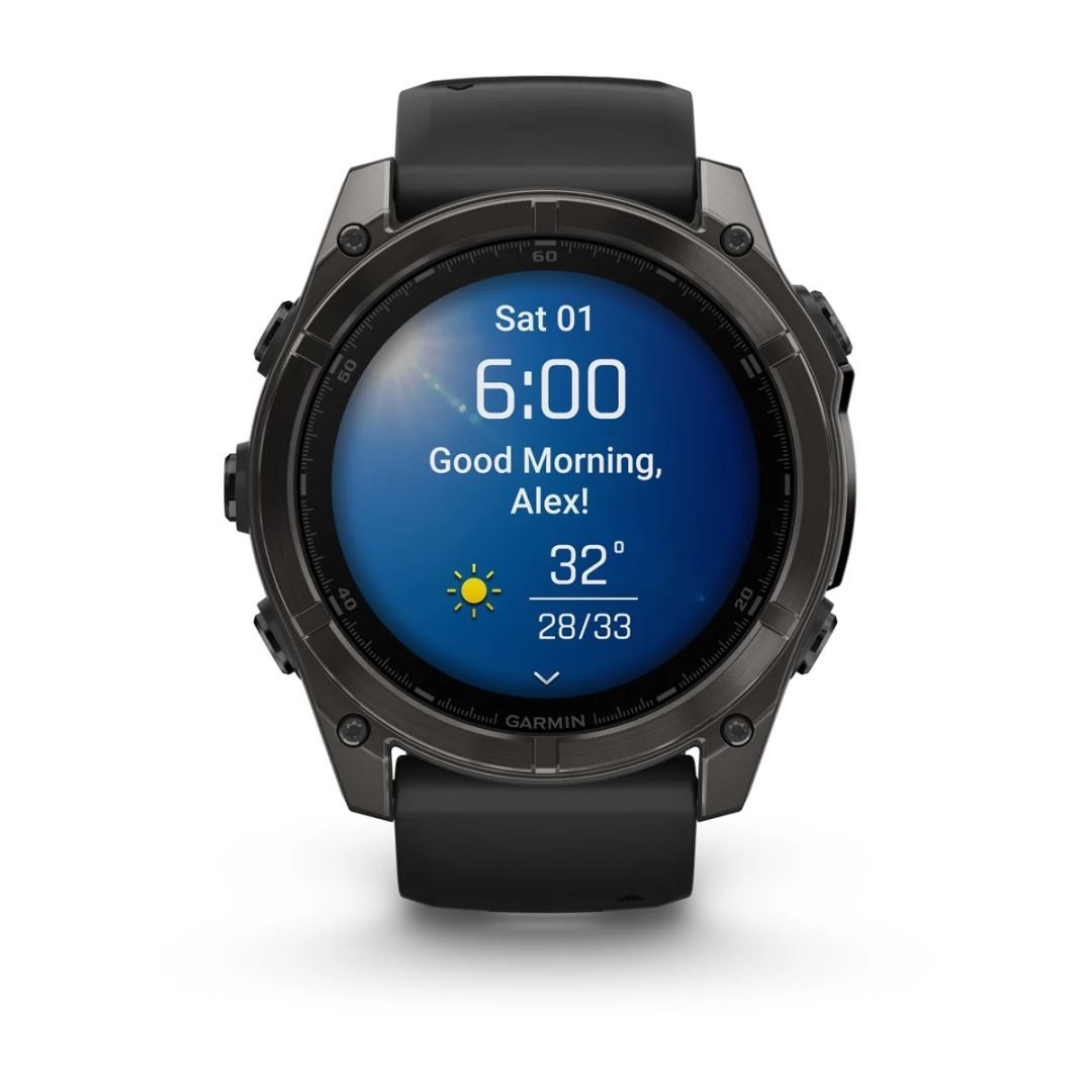 Garmin fenix 8 51mm AMOLED Sapphire with Black/Carbon Silicone Band Garmin fenix 8 51mm AMOLED Sapphire with Black/Carbon Silicone Band