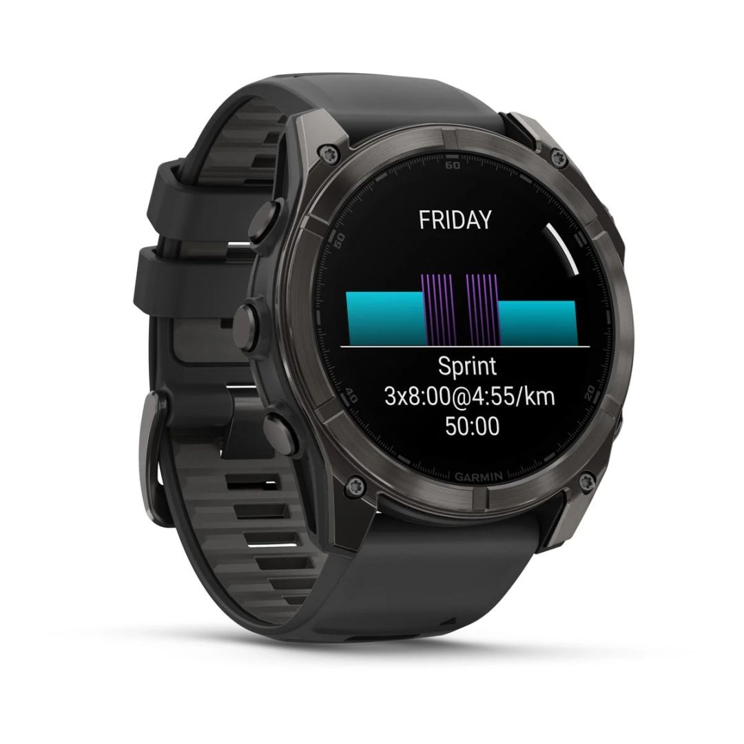 Garmin fenix 8 51mm AMOLED Sapphire with Black/Carbon Silicone Band Garmin fenix 8 51mm AMOLED Sapphire with Black/Carbon Silicone Band