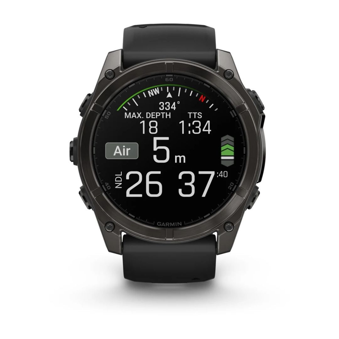 Garmin fenix 8 51mm AMOLED Sapphire with Black/Carbon Silicone Band Garmin fenix 8 51mm AMOLED Sapphire with Black/Carbon Silicone Band