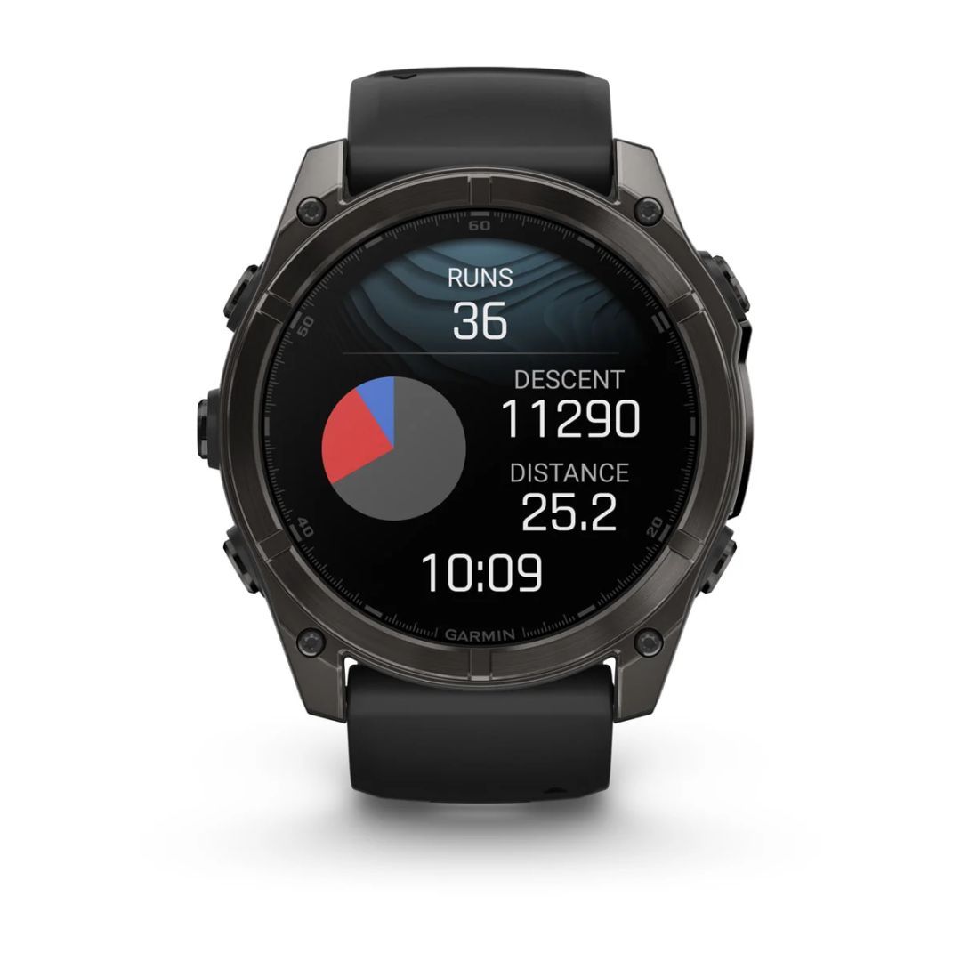 Garmin fenix 8 51mm AMOLED Sapphire with Black/Carbon Silicone Band Garmin fenix 8 51mm AMOLED Sapphire with Black/Carbon Silicone Band