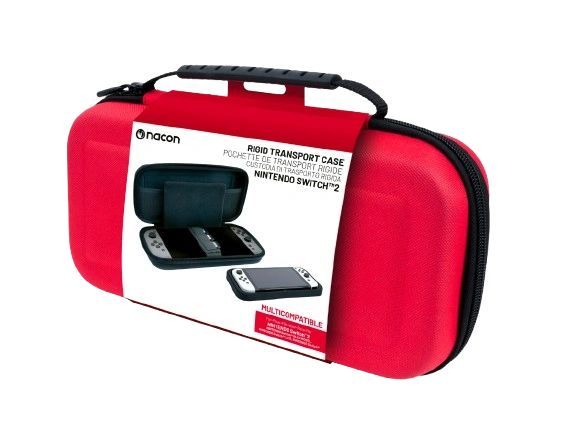 Nacon Hard Carrying Case for Nintendo Switch 2 Red Nacon Hard Carrying Case for Nintendo Switch 2 Red