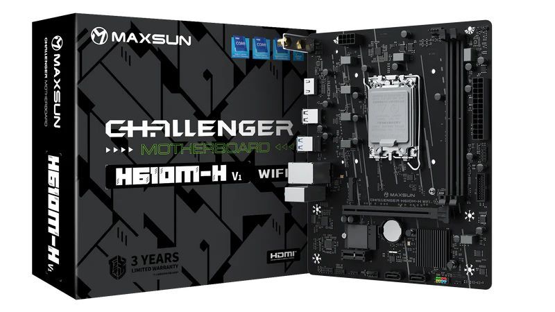 Maxsun CHALLENGER H610M-H V1 WIFI Maxsun CHALLENGER H610M-H V1 WIFI