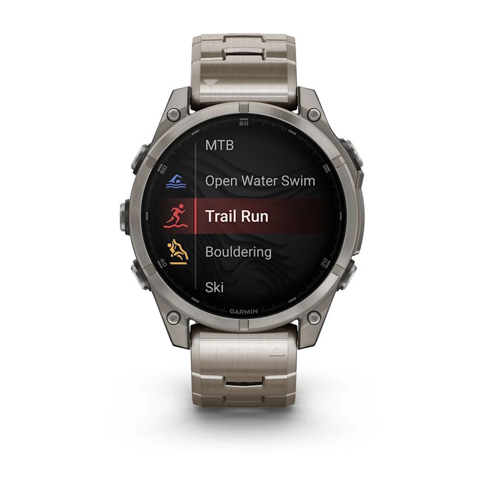 Garmin fenix 8 47mm AMOLED Sapphire Titanium with Vented titanium bracelet