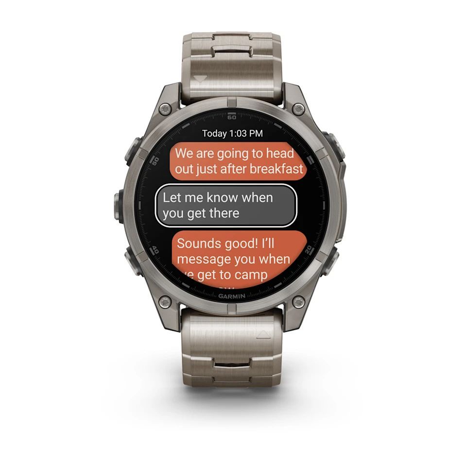 Garmin fenix 8 47mm AMOLED Sapphire Titanium with Vented titanium bracelet