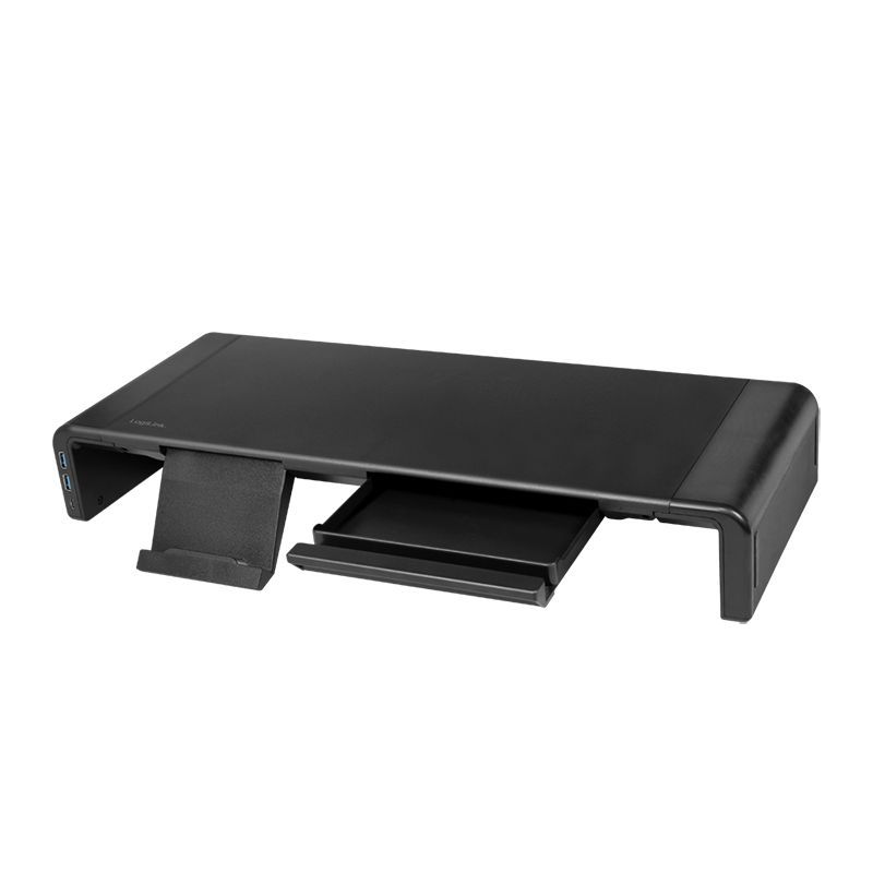 Logilink Ergonomic tabletop monitor riser Black Logilink Ergonomic tabletop monitor riser Black