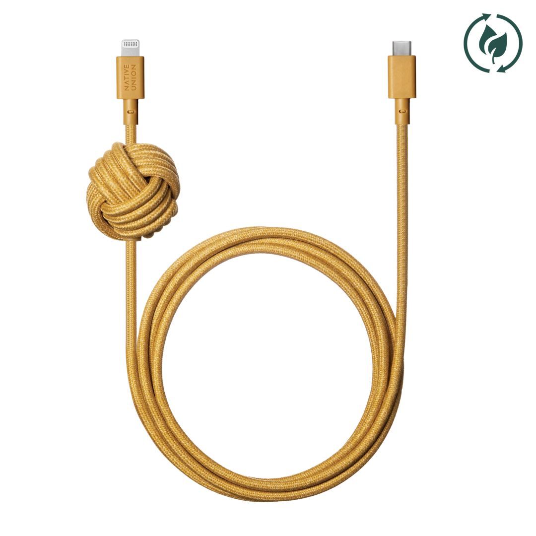 Native Union Night Cable USB-C to Lightning Kraft Native Union Night Cable USB-C to Lightning Kraft