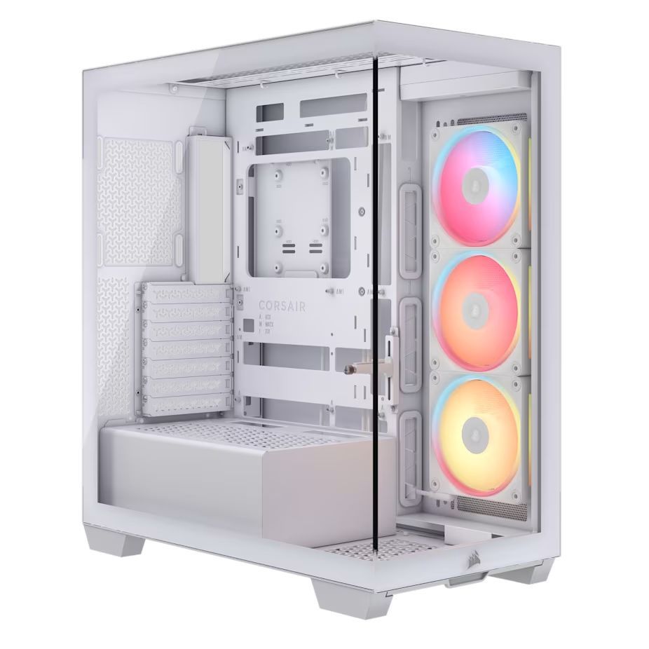 Corsair 3500X LX-R RGB iCUE Link Tempered Glass White Corsair 3500X LX-R RGB iCUE Link Tempered Glass White