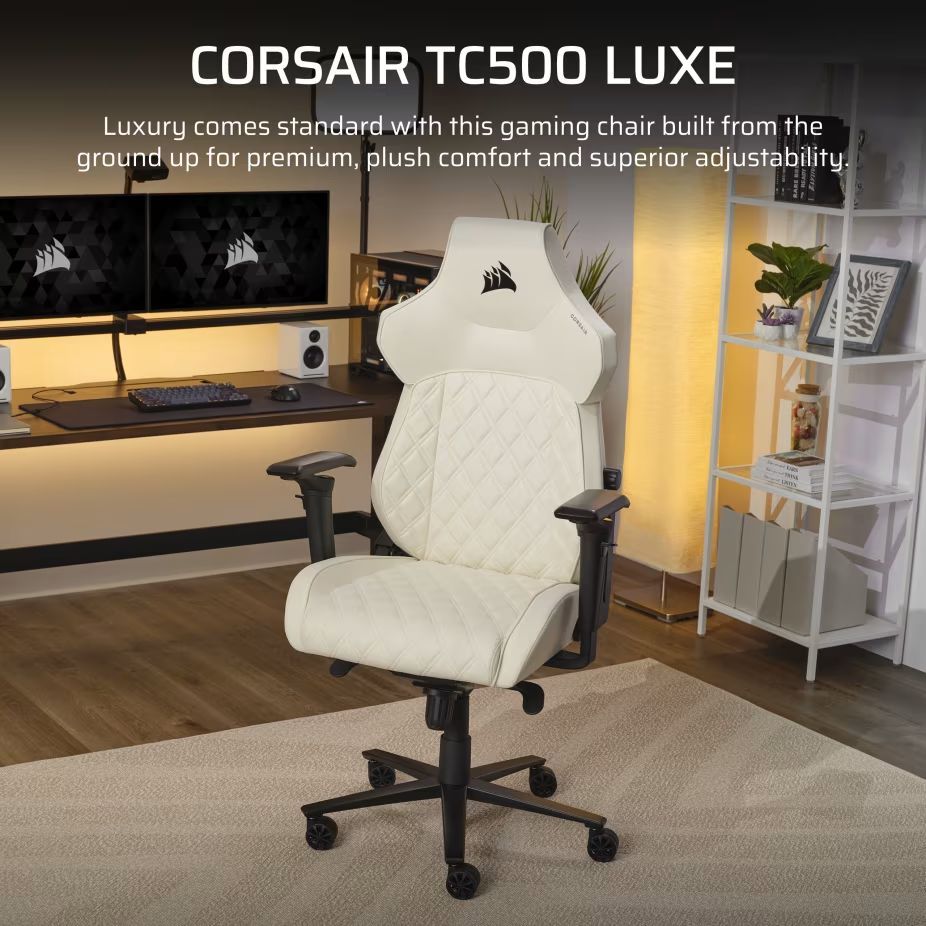 Corsair TC500 Luxe Gaming Chair Frost Corsair TC500 Luxe Gaming Chair Frost