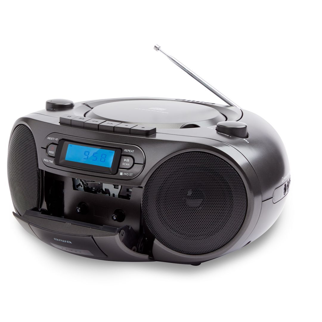 Aiwa BBTC-550 Boombox Black Aiwa BBTC-550 Boombox Black