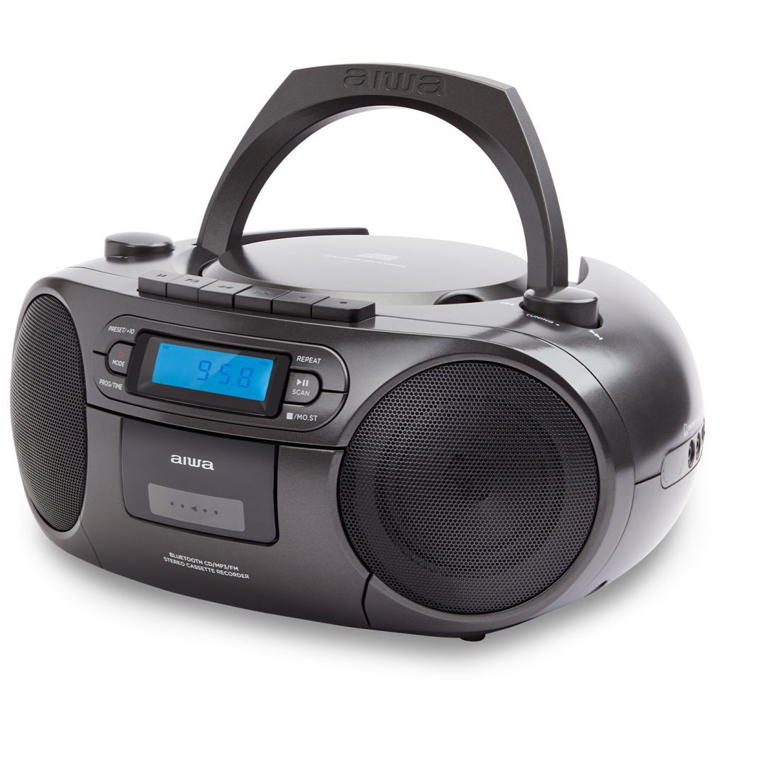 Aiwa BBTC-550 Boombox Black Aiwa BBTC-550 Boombox Black