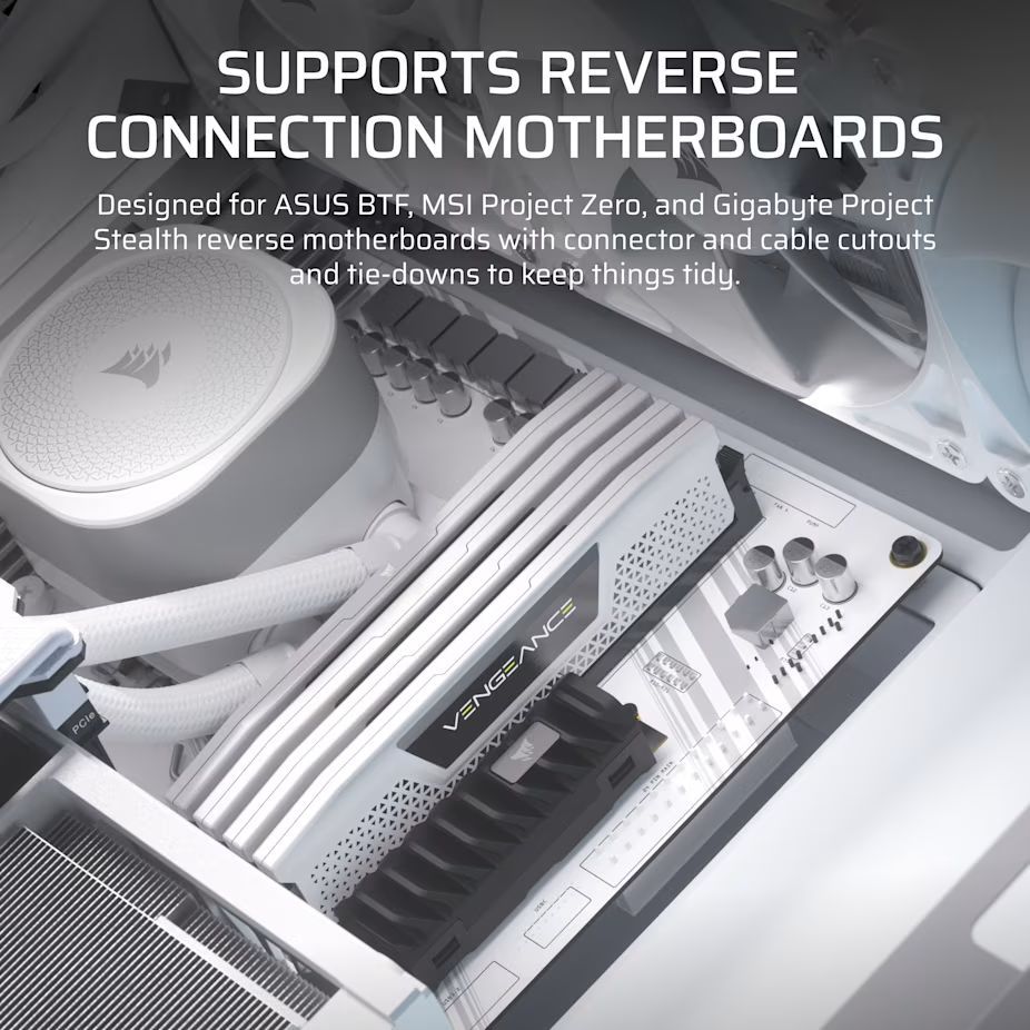 Corsair Frame 4000D RS ARGB Tempered Glass White Corsair Frame 4000D RS ARGB Tempered Glass White