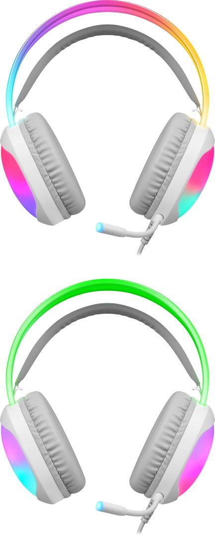 Defender Eclipse RGB Gaming Headset White