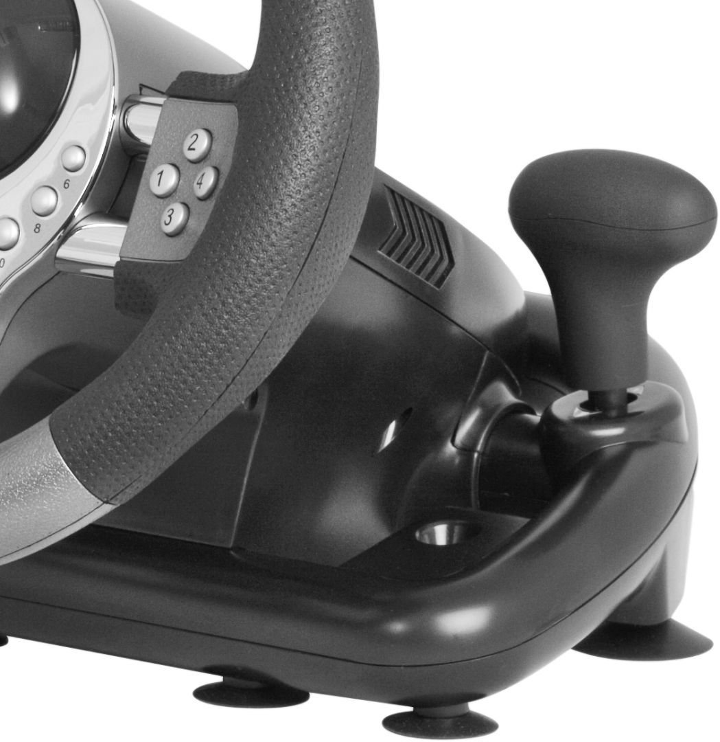 Defender Forsage GTR USB Kormány Black/Silver Defender Forsage GTR USB Kormány Black/Silver