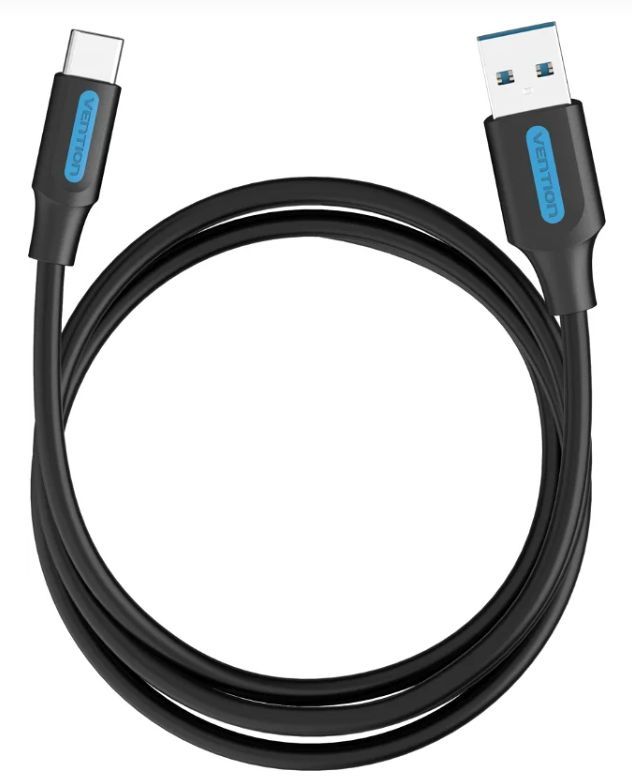 Vention USB 3.0 A to USB-C Cable 0,5m Black