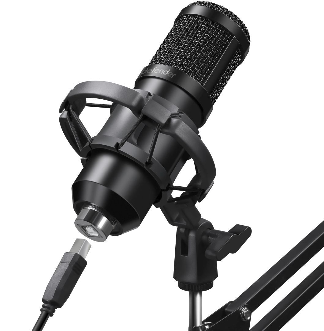 Defender Space GMC 450 Gaming Stream Microphone Black