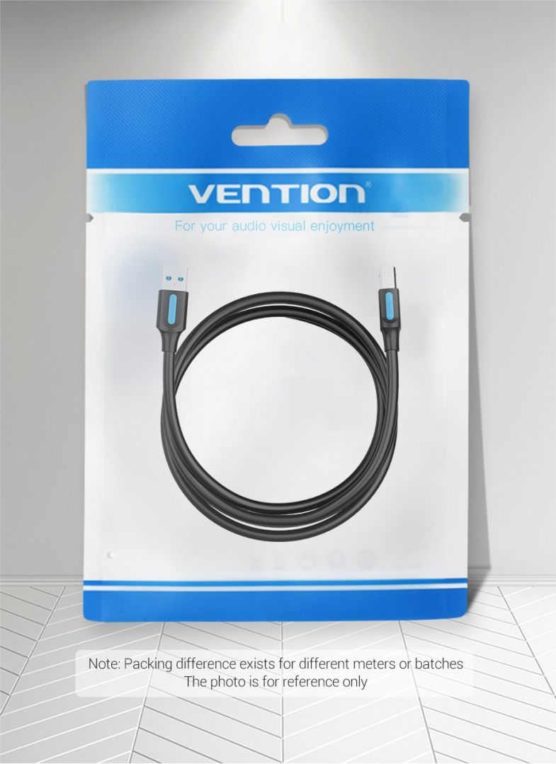 Vention USB 3.0 A to USB-B Cable 1m Black