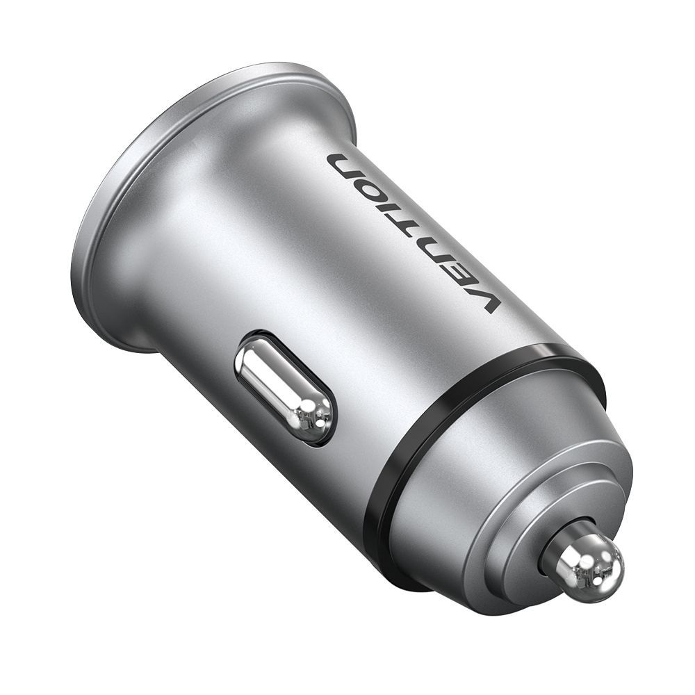 Vention 2-Port Car Charger Silver