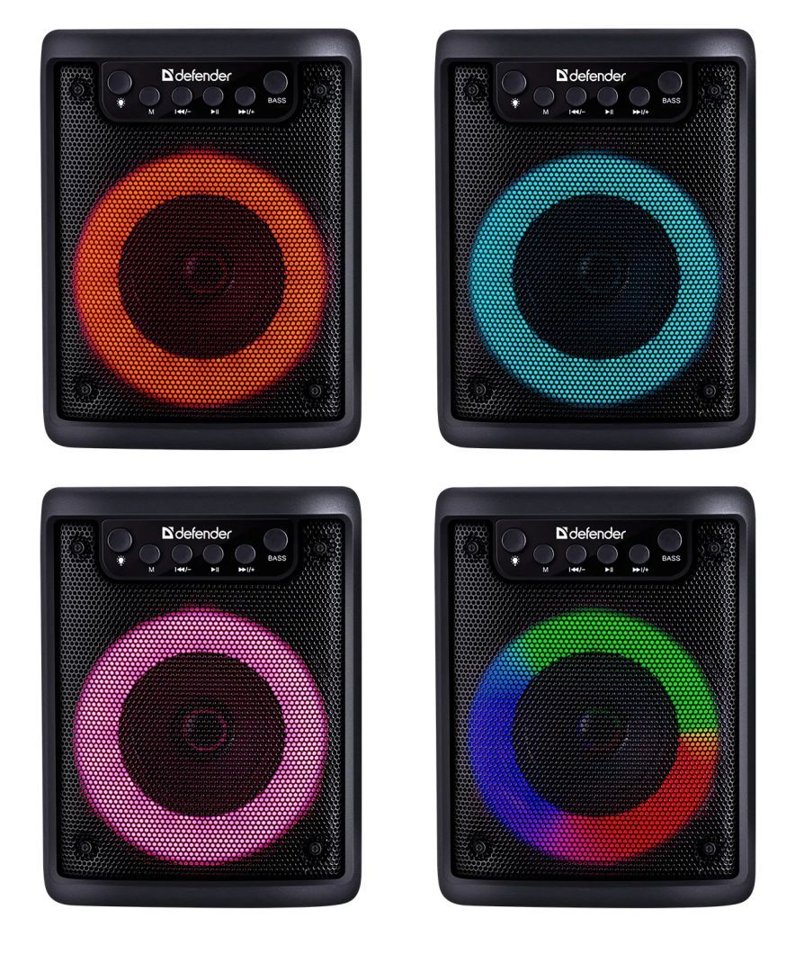 Defender Funky Bluetooth Portable Speaker Black