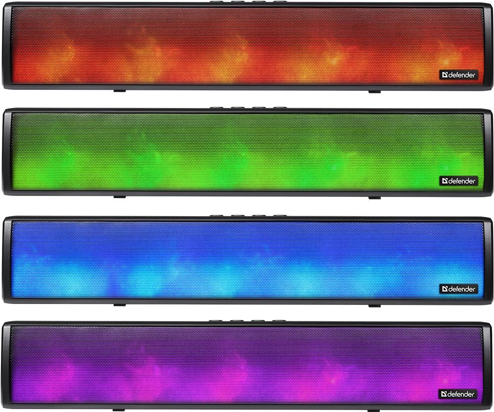 Defender Z8 RGB Bluetooth SoundBar Black