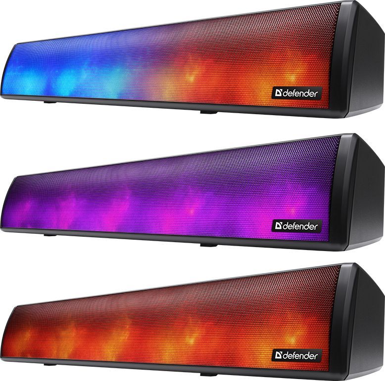 Defender Z8 RGB Bluetooth SoundBar Black