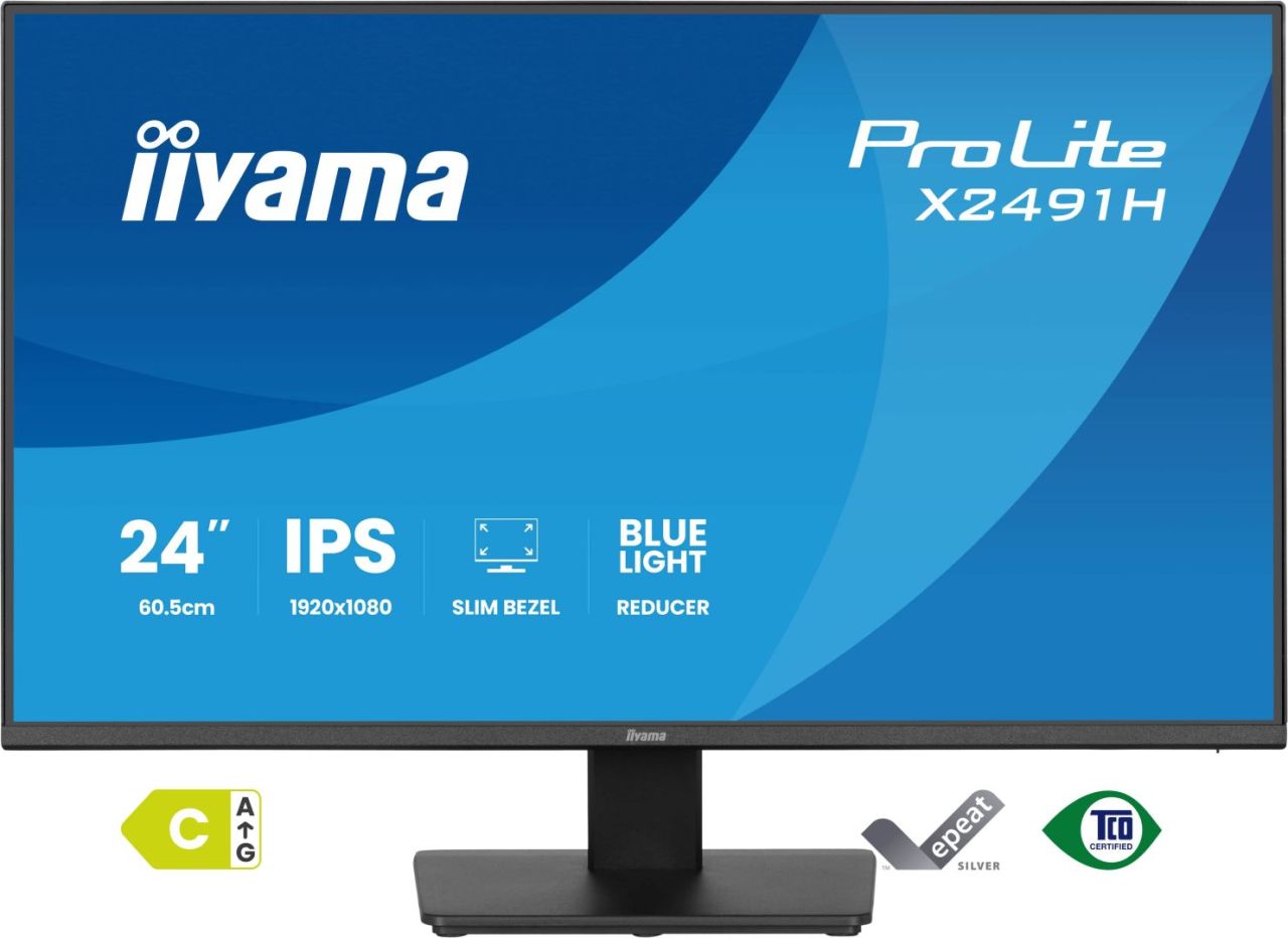 iiyama 23,8" X2491H-B1 IPS LED iiyama 23,8" X2491H-B1 IPS LED