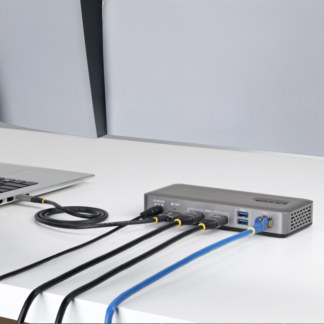 Startech Dual-Monitor USB-C Docking Station Space Gray Startech Dual-Monitor USB-C Docking Station Space Gray