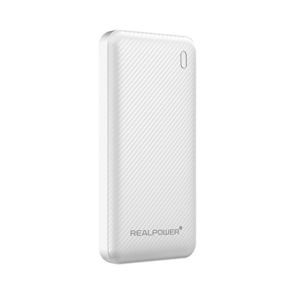 Realpower PB-10000 SSB 10000mAh PowerBank White Realpower PB-10000 SSB 10000mAh PowerBank White