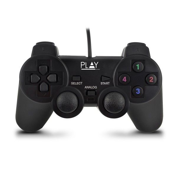 Ewent PL3330 Play USB Gamepad Black Ewent PL3330 Play USB Gamepad Black