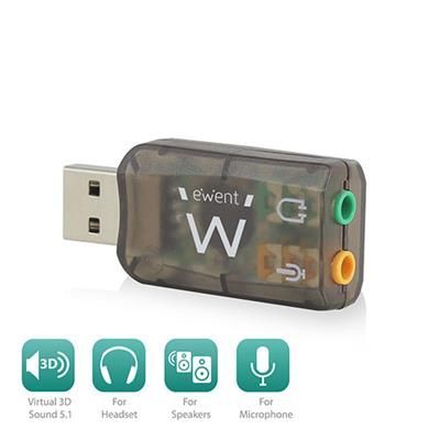 Ewent EW3751 5.1 USB Hangkártya Ewent EW3751 5.1 USB Hangkártya